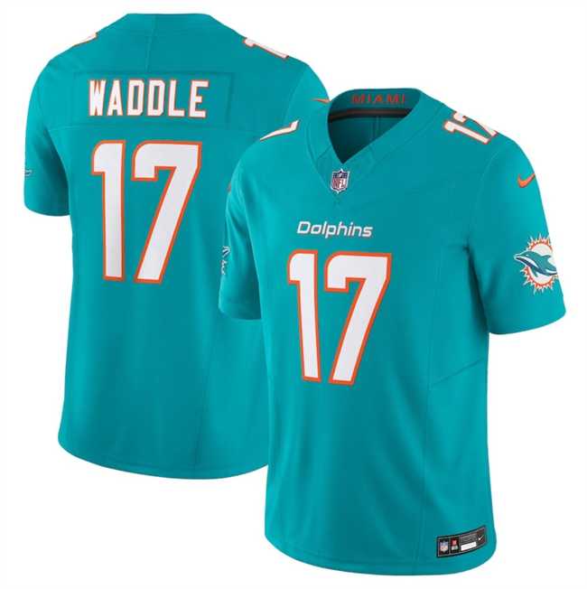 Youth Miami Dolphins #17 Jaylen Waddle Aqua 2023 F.U.S.E Vapor Limited Stitched Jersey Dzhi->youth nfl jersey->Youth Jersey